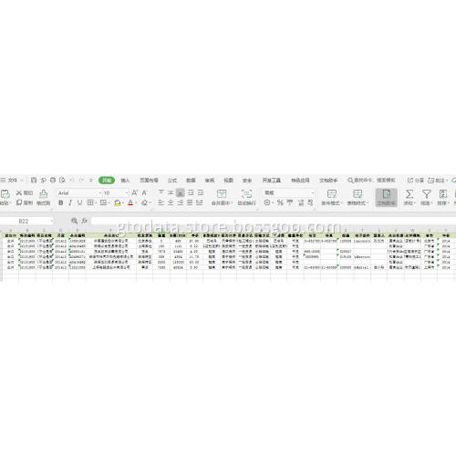 China export data at code 32151900 ink powder